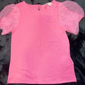 Girls Puff Sleeve Top